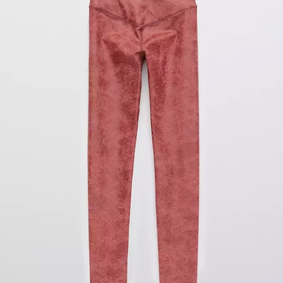 Aerie Crossover High Waisted Crackle Legging NWT - Picture 4 of 5